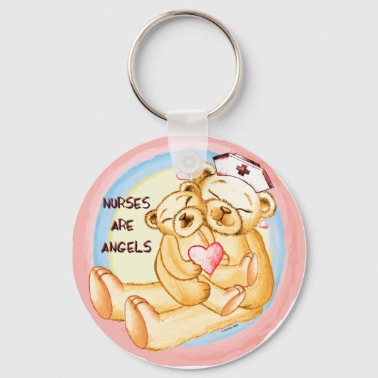 ナースズアエンジェルナースキーチェーン キーホルダー (正面)