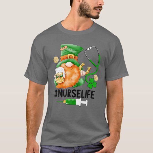 ナースセントパトリックの日 Tシャツ (正面)