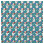 ナースソックモンキー生地 ファブリック (見本)