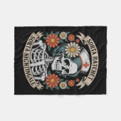 ナースソルタラチェットソルタナイトゲールスケルトンHal フリースブランケット (正面(横))