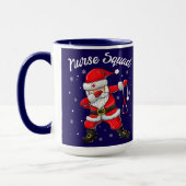 ナースチームのクリスマス マグカップ (左)