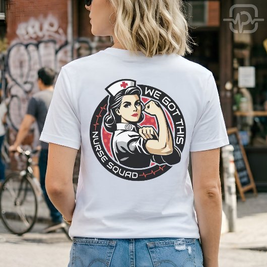 ナースチームの結束力を示す ナース感謝祭 Tシャツ