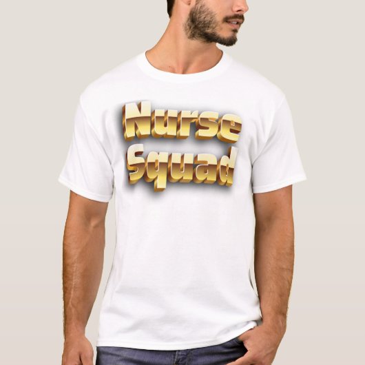 ナースチーム - 献身を誇りを持って示そう Tシャツ (正面)