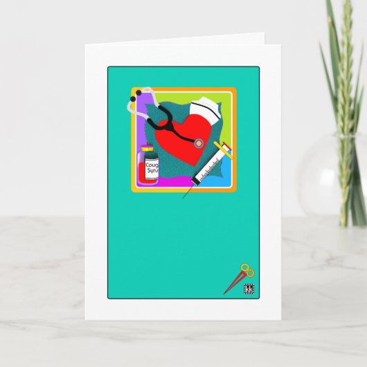 ナースツールGet Well Card カード (正面)