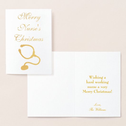 ナーステーマ聴診器 箔カード (ディスプレー)