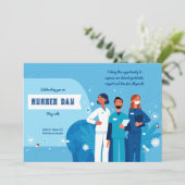 ナースデイカード 招待状 (スタンド正面)