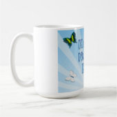 ナースデイギフトカラフル蝶 コーヒーマグカップ (左)