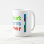 ナースデイギフト最高のナース コーヒーマグカップ (正面右)