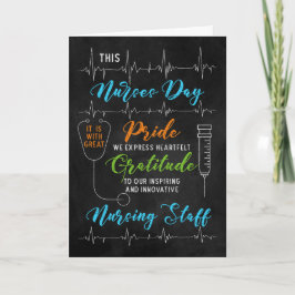 ナースデイシャルボード看護スタッフへの感謝 カード