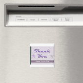 ナースデイパープルストライプズ&スターズ マグネット (インサイチュ (食洗機))