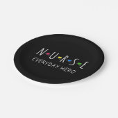 ナースデイリーヒーロー ペーパープレート (アングル)