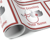 ナースデザインカスタム包装紙 ラッピングペーパー (ロールコーナー)