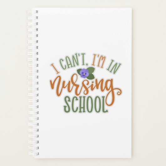 ナースデザイン私は看護学校にいることができない プランナー手帳 (正面)