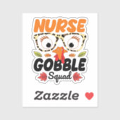 ナーストルコのゴブブルスクワッド看護ラバーマおもしろいム シール (シート)