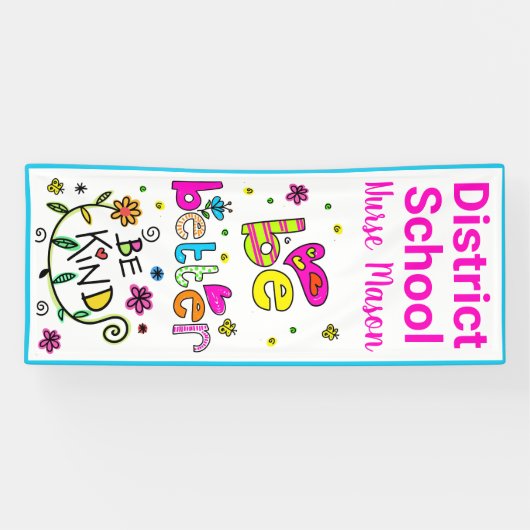 ナースドアの飾り親切にした方が良パーソナライズされたい 横断幕 (横)