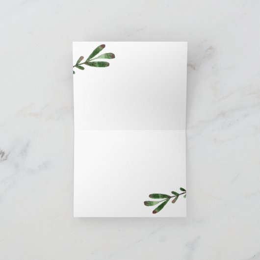 ナースドクターグリーンリーありがとう サンキューカード (内部)