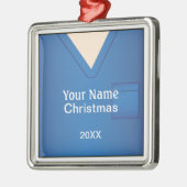 ナースドクタースクラブクリスマスブループレミアム2 メタルオーナメント (左)