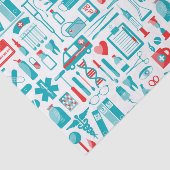 ナースドクタースタッフ医療機器パターン 薄葉紙 (詳細)