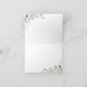 ナースドクターヘルスケアヒーローグリーンリーユーカリ サンキューカード (内部)