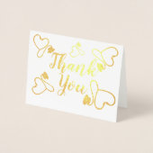 ナースドクターヘルスケアワーカーありがとう 箔カード (正面)