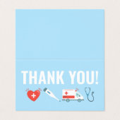 ナースドクターメディカル感謝ありがとう 名刺 (外部フラット)