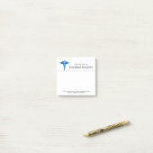 ナースドクターメディカル担当者名簿記主催者 ポストイット (デスク上)