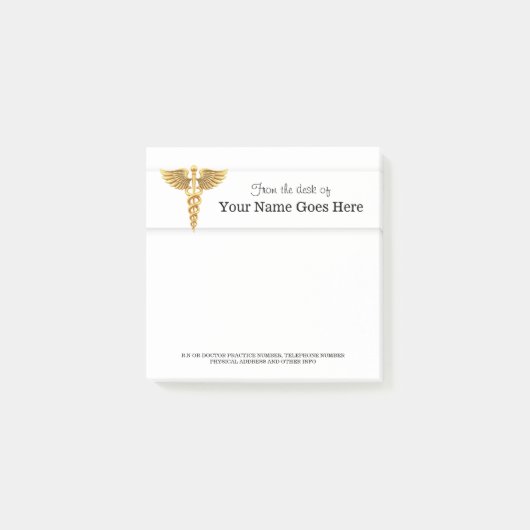 ナースドクターメディカル担当者名簿記主催者 ポストイット (正面)