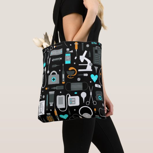 ナースドクターメディックギフト トートバッグ (クローズアップ)