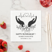 ナースドクターリタイアメントパーティーナプキンス スタンダードランチョンナプキン (インサイチュ)