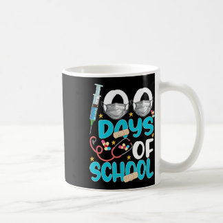 ナースハッピー100日の学校お祝い服 コーヒーマグカップ