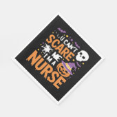 ナースハロウィンおもしろいウィッチ看護エッセンシャルT-Sh スタンダードランチョンナプキン (角)