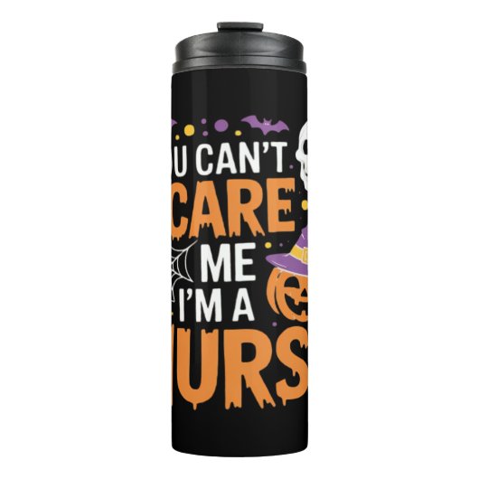 ナースハロウィンおもしろいウィッチ看護エッセンシャルT-Sh タンブラー (正面)