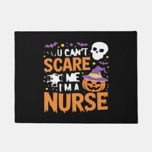 ナースハロウィンおもしろいウィッチ看護エッセンシャルT-Sh ドアマット