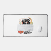 ナースハロウィンカワイイ秋 デスクマット (キーボード&マウス)