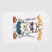 ナースハロウィンクラシックレディTシャツ ゴルフタオル (横)