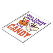 ナースハロウィーンで患者をキャンディに交換 ノートブック (左側)
