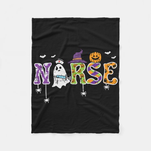 ナースハロウィーンの衣装の授乳衣装スクラブトップ フリースブランケット (正面)