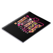 ナースハロウィーン聴診器医療従事者 ノートブック (左側)