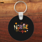 ナースハロウィーン衣装聴診器ハートビートポンプ キーホルダー (正面)