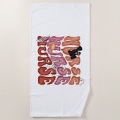 ナースハロウィーン ビーチタオル (正面)