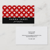 ナースハートパーソナライズされた医療 名刺 (正面/裏面)