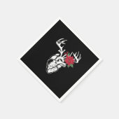 ナースハート解剖学トナカイハートCath Lab RN スタンダードカクテルナプキン (角)