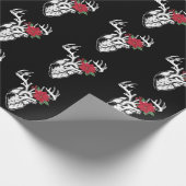 ナースハート解剖学トナカイハートCath Lab RN ラッピングペーパー (角)