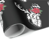 ナースハート解剖学トナカイハートCath Lab RN ラッピングペーパー (ロールコーナー)