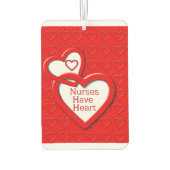 ナースハート赤リンクハートナース日 カーエアーフレッシュナー (裏面)