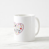 ナースハート、ハロウィーンのオーバーサイズTシャツ コーヒーマグカップ (正面右)