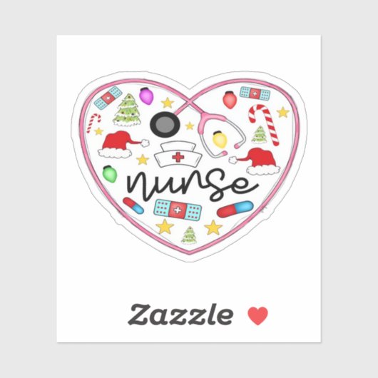 ナースハート、ハロウィーンのオーバーサイズTシャツ シール (シート)