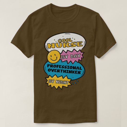 ナースバイカッコいいデイプロフェッショナルオーバーシンカーバイニグ Tシャツ (デザイン正面)