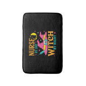 ナースバイデイウィッチバイナイトキャットハロウィンクラシック バスマット (正面縦)