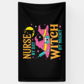 ナースバイデイウィッチバイナイトキャットハロウィンクラシック 横断幕 (縦)